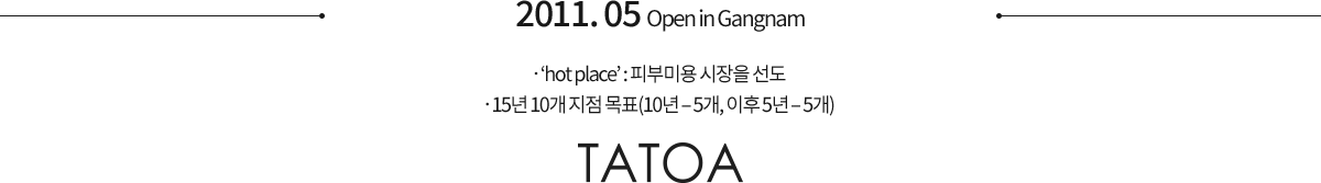 2011.05 open in gangnam
